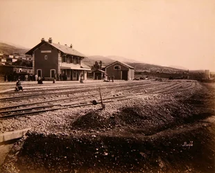 Bahnhof in Mallakah-Zahleh an der Eisenbahnlinie Beirut-Damaskus