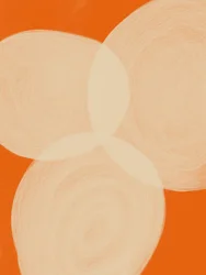 Ruhige orange Formen