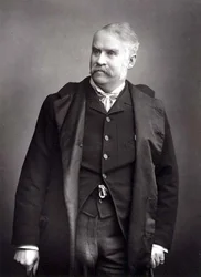 Sir William Schwenck Gilbert (1836-1911), Dramatiker, Porträtfotografie