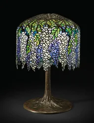 Wisteria Tischlampe, ca. 1910