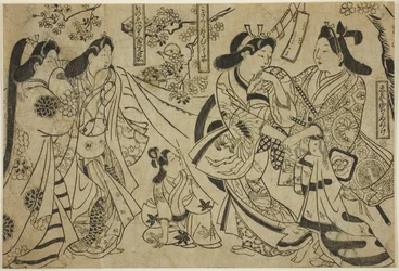 Flirt unter dem Kirschbaum