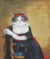 Illustration aus Cats Galore! A Compendium of Cultured Cats (veröff. 2015)