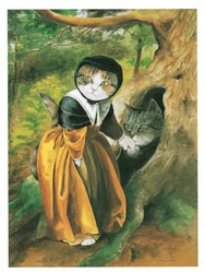 Illustration aus Pre-Raphaelite Cats