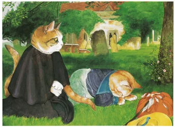 Illustration aus Pre-Raphaelite Cats
