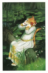 Illustration aus Pre-Raphaelite Cats