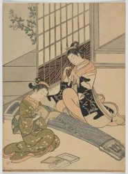 Absteigende Gänse des Koto, Edo-Periode, ca. 1766