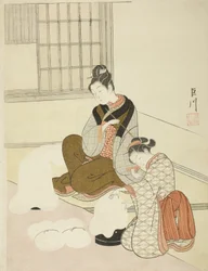 Abendschnee auf einem Flossformer