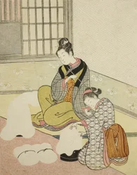 Abendschnee auf einem Flossformer