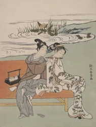 Parodie auf den Kaiser Xuanzong und Yang Guifei