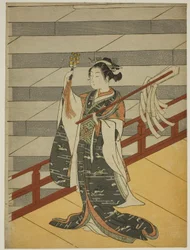 Der Kagura-Tänzer