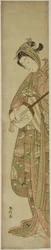 Frau, die Shamisen spielt