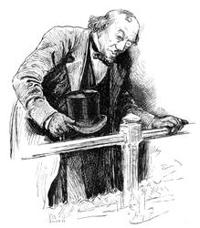 Lord Beaconsfields letzter Auftritt, Unterhaus, spätes 19. Jahrhundert