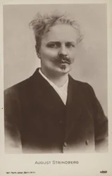 August Strindberg (1849-1912), schwedischer Dramatiker, Schriftsteller, Dichter und Künstler