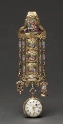 Chatelaine-Uhr, Mitte 1800er Jahre