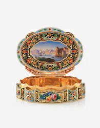 Präsentations-Schnupftabakdose für den östlichen Markt, Genf, ca. 1830