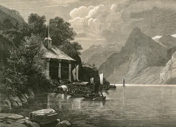 Tells Kapelle auf der Tellenplatte, Bucht von Uri