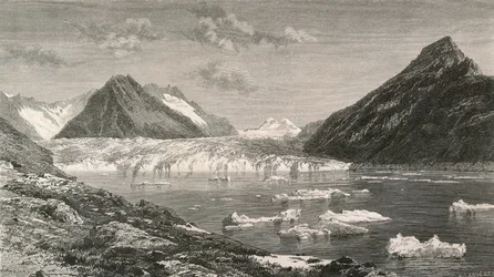 Der Aletschgletscher und der Marjelensee