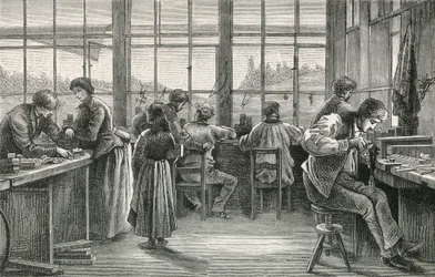 Uhrmacherwerkstatt in La Chaux-de-Fonds