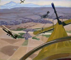 Über die Hügel von Kurdistan: Flug über Kirkuk, 1919