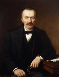 Porträt von Heinrich Schliemann 1822-1890, ca. 1866