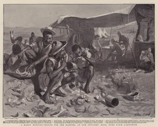 Ein glückliches Jagdgebiet für die Kaffern, im Offiziersmesse, Hyde Farm, Ladysmith