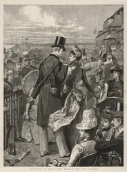 Renntag in Ascot, die Massen und die Klassen