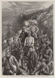 Indien in Schottland, ein indischer Prinz kehrt von einem Jagdausflug in den Highlands zurück