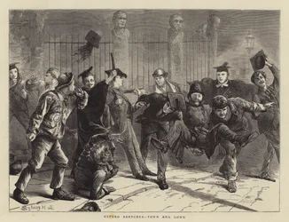 Oxford-Skizzen, Stadt und Kleid