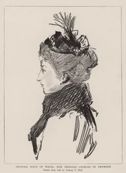 Prinzessin Maud von Wales, jetzt Prinzessin Charles von Dänemark