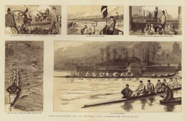 Erinnerungen an ein Oxford- und Cambridge-Bootsrennen