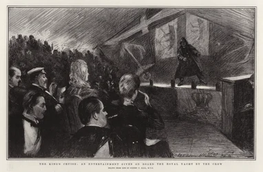 Die Kreuzfahrt des Königs, eine Unterhaltung an Bord der königlichen Yacht durch die Besatzung