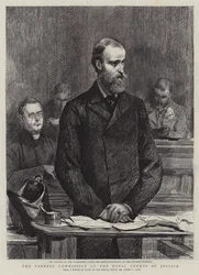 Die Parnell-Kommission am Royal Courts of Justice