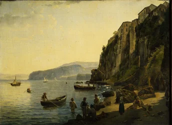 Der kleine Hafen von Sorrent, 1826