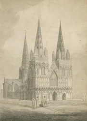 Lichfield Kathedrale - Westfront