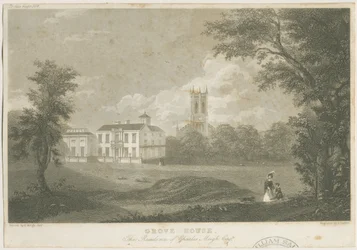 Shelton - Grove House: Radierung, nd [ca. 1843]