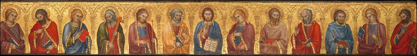 Christus und die zwölf Apostel