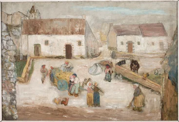 Arbeit auf dem Bauernhof