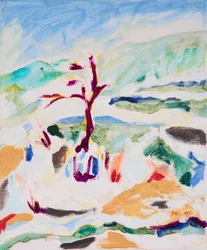 Bunte Baumlandschaft