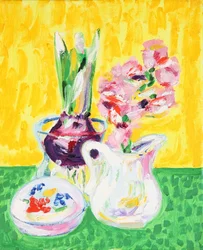 Frühlingshaftes florales Stillleben
