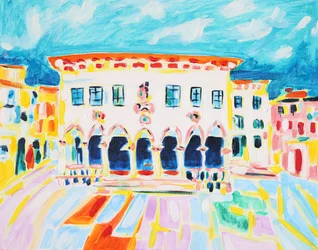 Lebendiger Stadtplatz