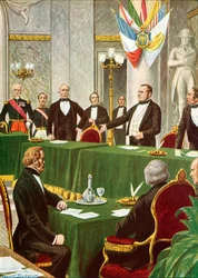 Cavour auf dem Pariser Kongress