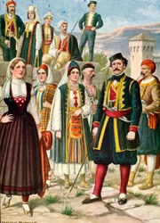 Kostüme von Dalmatien und Morlacchi