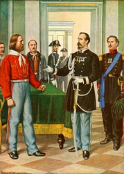 Garibaldi und General La Marmora