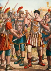 Germanicus bietet an, sich selbst zu töten