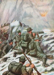 Italienische Soldaten im Ersten Weltkrieg