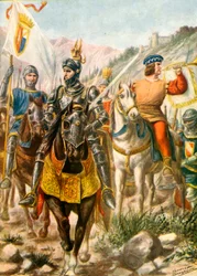 Lombardische Soldaten des 14. und 15. Jahrhunderts