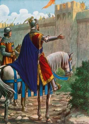 Manfred, König von Sizilien, bittet die Sarazenen um Einlass nach Lucera (Apulien), 1254