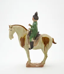Mann zu Pferd, Tang-Dynastie, ca. 700-750