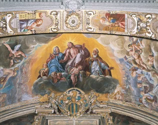 Fresko, Kapelle des Wächters, Basilika San Gaudenzio, Novara, Italien