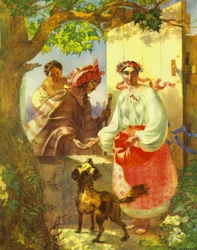 Zigeuner-Wahrsagerin